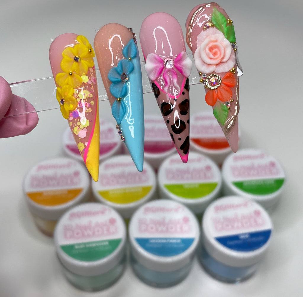 3D NAIL ART POWDERS “Summer Cocktails”