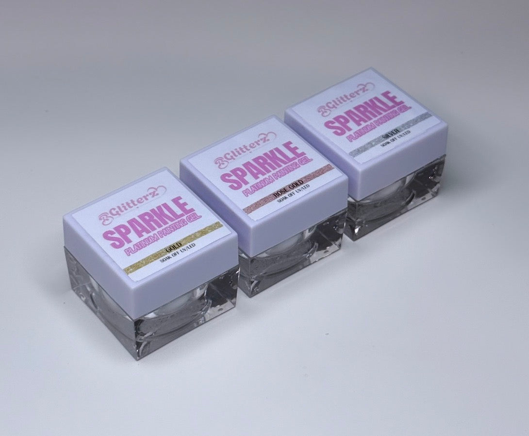 Sparkle Platinum Painting Gel